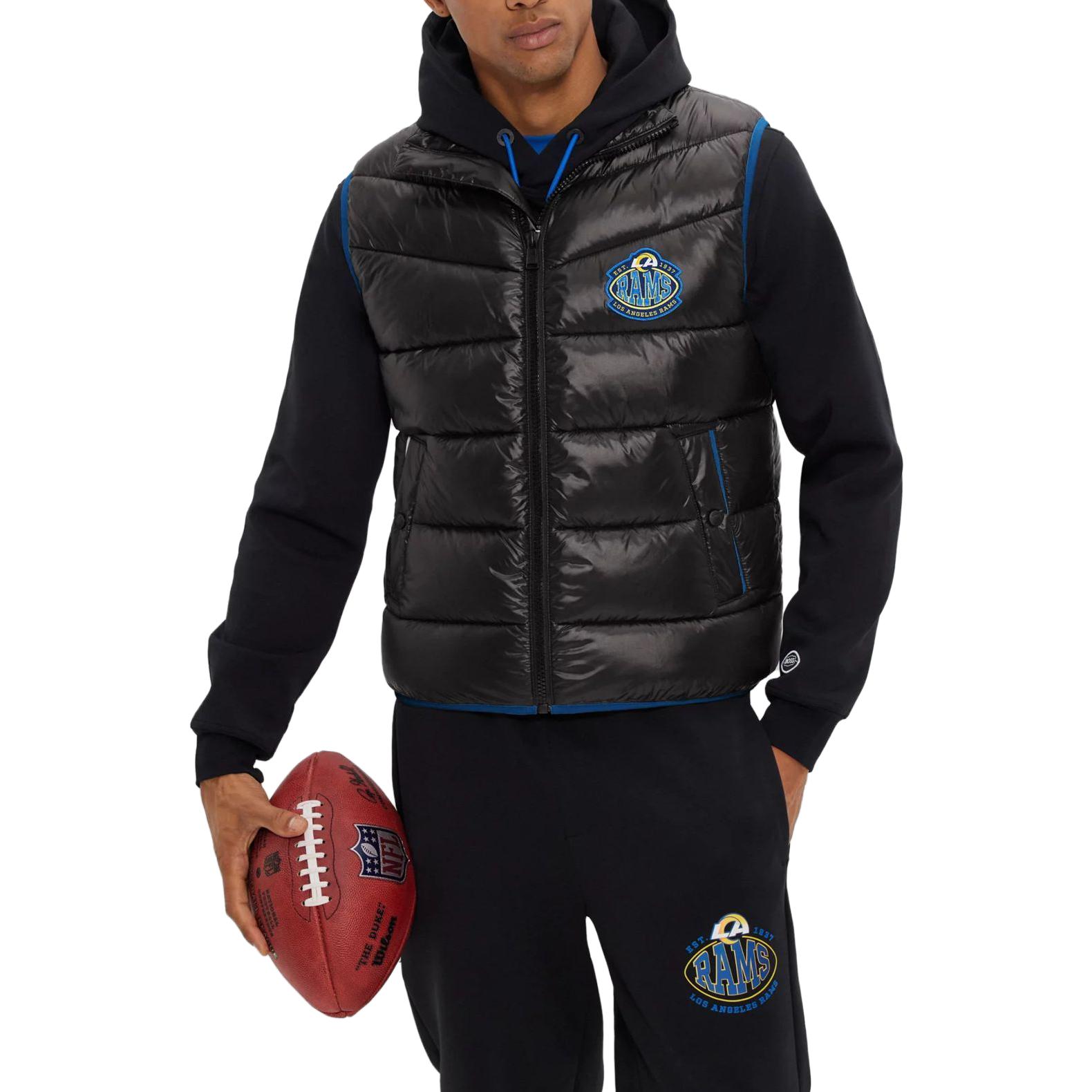 Purchase ヒューゴボス プレーン ジップアップ ベスト ブラックカラー. 50505930-003