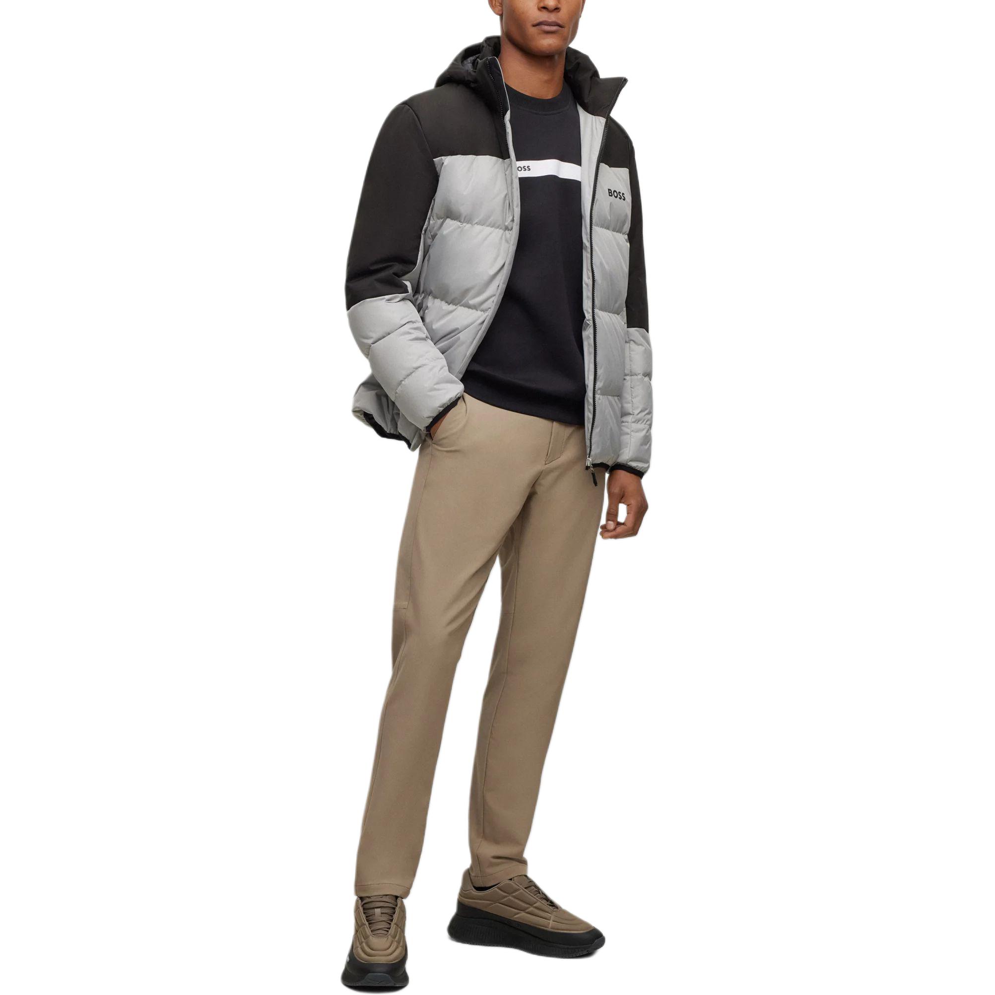 Purchase HUGO BOSS Jaket Down Tahan Air Regular-Fit dengan Logo - Kelabu. 50497558-063