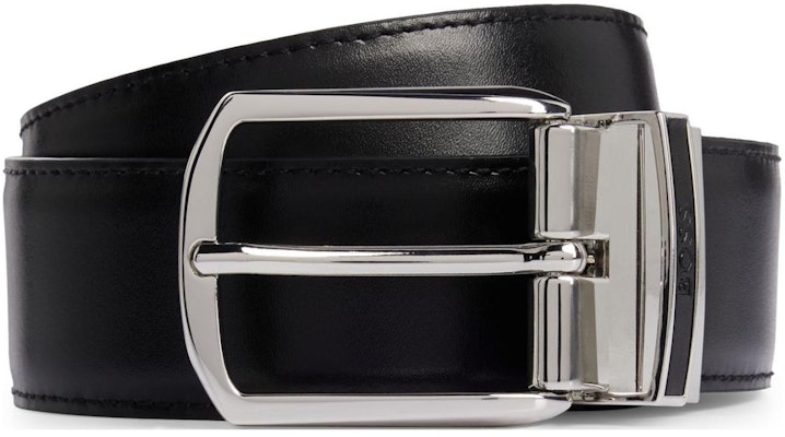 HUGO BOSS Reversible Black Leather Belt 3.5CM Pin Buckle. 50522883 Buy HUGO BOSS Reversible Black Leather Belt 3.5CM Pin Buckle. 50522883