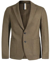 HUGO BOSS Single-Breasted Wool Blazer Light Olive Green FW23 50502544-361 HUGO BOSS Single-Breasted Wool Blazer Light Olive Green FW23 50502544-361