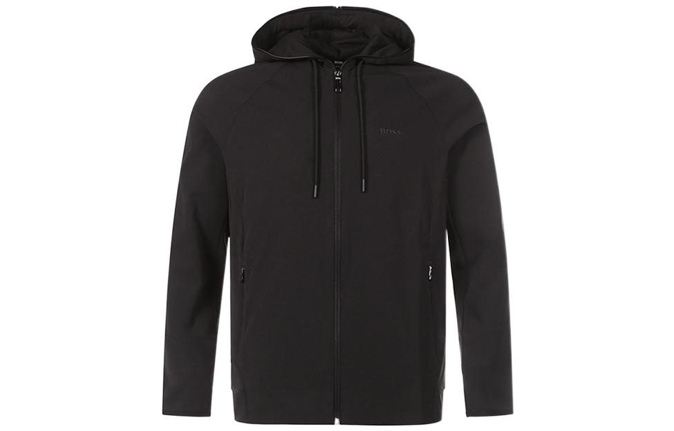 Lookbook HUGO BOSS  Slim-Fit Hoodie Jacket with Letter Print. 50447863-001