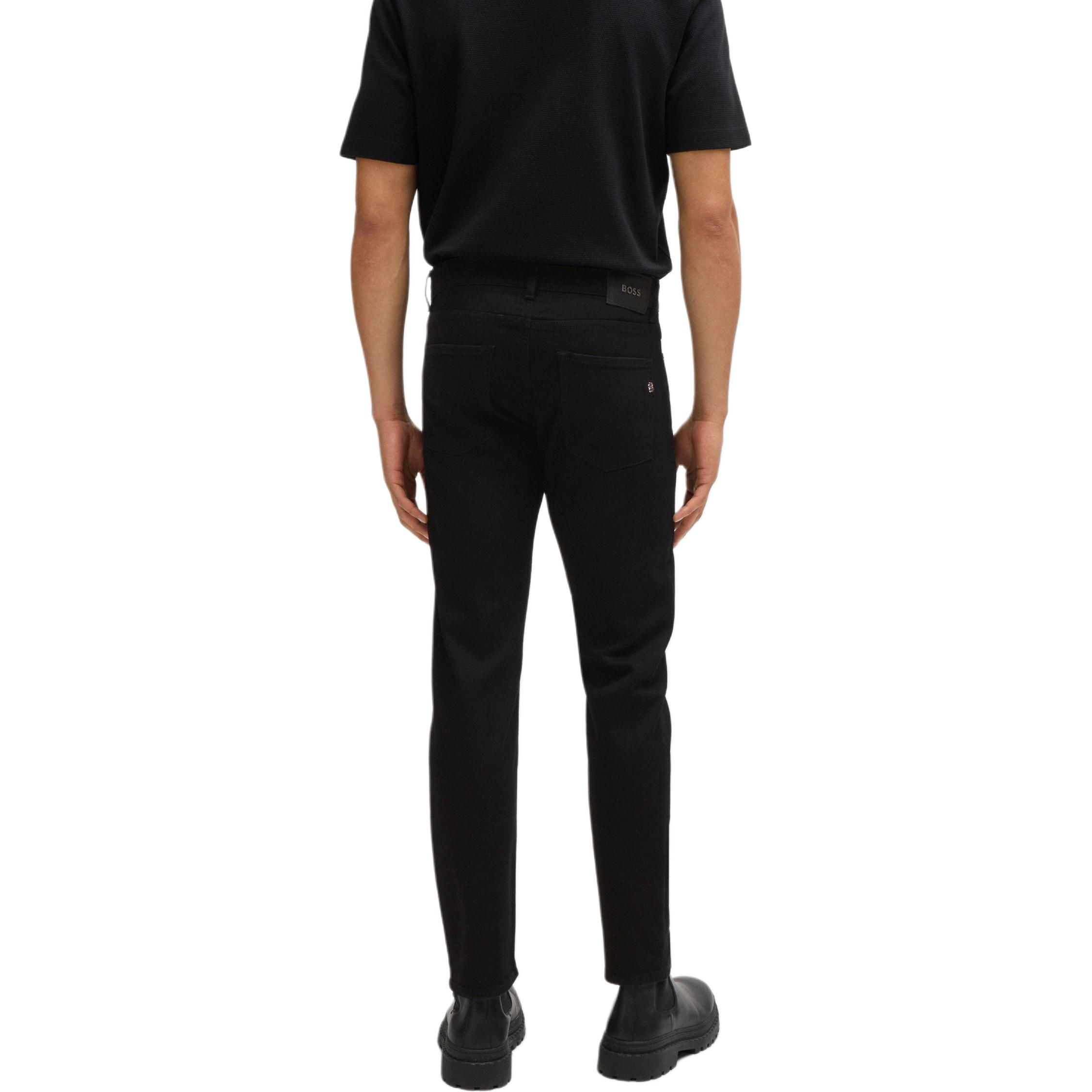 Purchase HUGO BOSS 修身低腰黑色牛仔褲 拉鍊設計 50520837-003