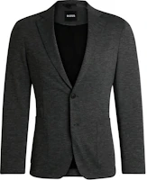 HUGO BOSS Slim-Fit Single-Breasted Blazer Dark Grey 50529323-021 HUGO BOSS Slim-Fit Single-Breasted Blazer Dark Grey 50529323-021