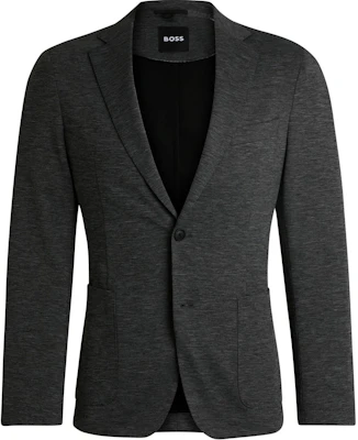 HUGO BOSS 修身單排扣西裝外套 深灰色 50529323-021 Order HUGO BOSS 修身單排扣西裝外套 深灰色 50529323-021