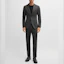Lookbook HUGO BOSS 修身單排扣西裝外套 深灰色 50529323-021