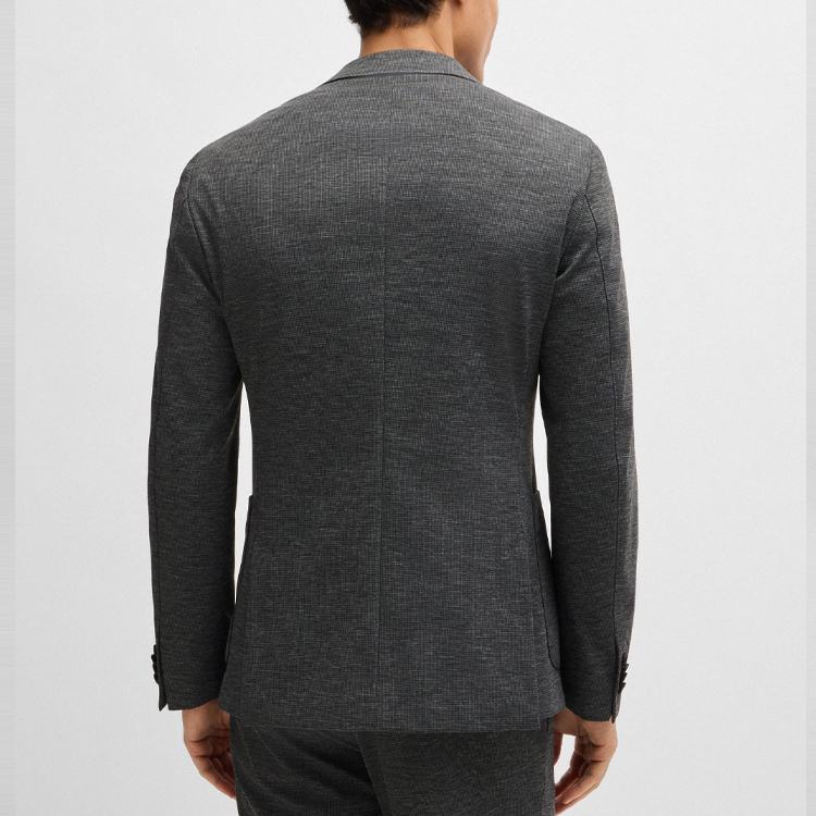HUGO BOSS  Slim-Fit Single-Breasted Blazer Dark Grey 50529323-021 圖 4