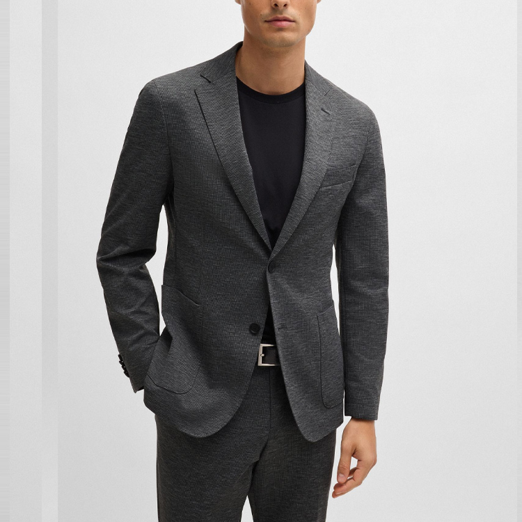 HUGO BOSS  Slim-Fit Single-Breasted Blazer Dark Grey 50529323-021 圖 5
