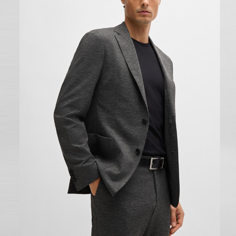 HUGO BOSS  Slim-Fit Single-Breasted Blazer Dark Grey 50529323-021 圖 6
