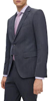 Lookbook HUGO BOSS Slim-Fit Solid Navy Single-Breasted Suit Set 50497203-404