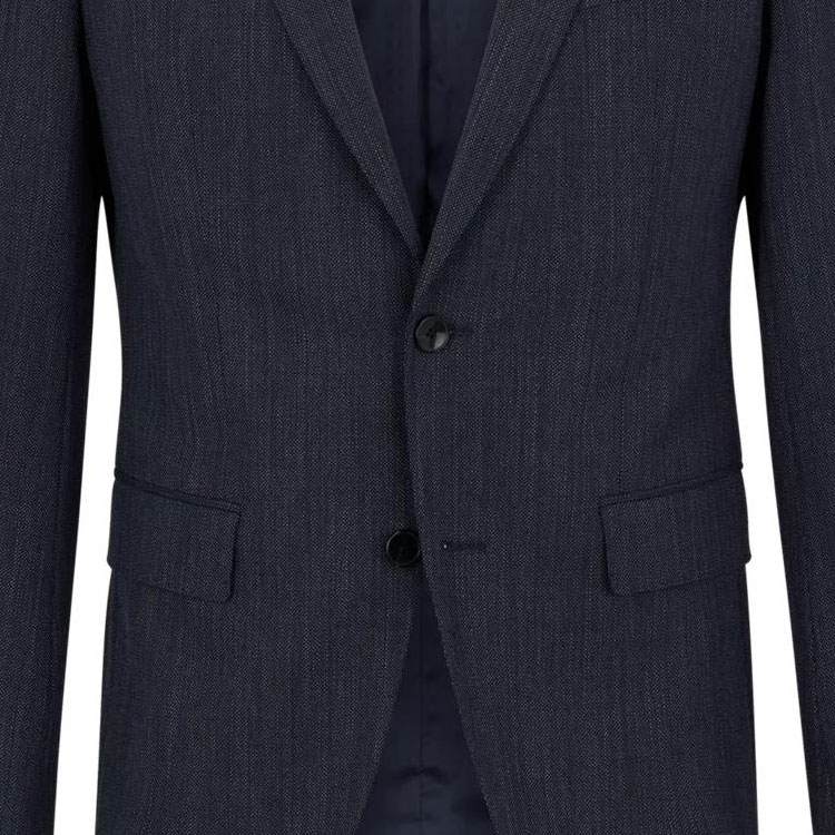 Sizing HUGO BOSS 修身版深藍色單排扣西裝套裝 50497203-404