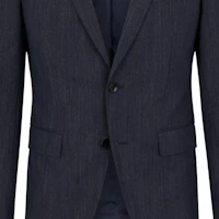 Sizing HUGO BOSS Slim-Fit Solid Navy Single-Breasted Suit Set 50497203-404