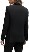 Purchase HUGO BOSS Slim-Fit Stretch Twill Evening Suit Black 1-Button Design. 50507120-001