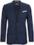 Order HUGO BOSS 修身版純羊毛亞麻西裝外套 深藍色西裝上衣 50521645-412