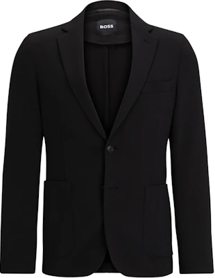 HUGO BOSS 修身版黑色单排扣长袖西装外套 50509553-001 Order HUGO BOSS 修身版黑色单排扣长袖西装外套 50509553-001