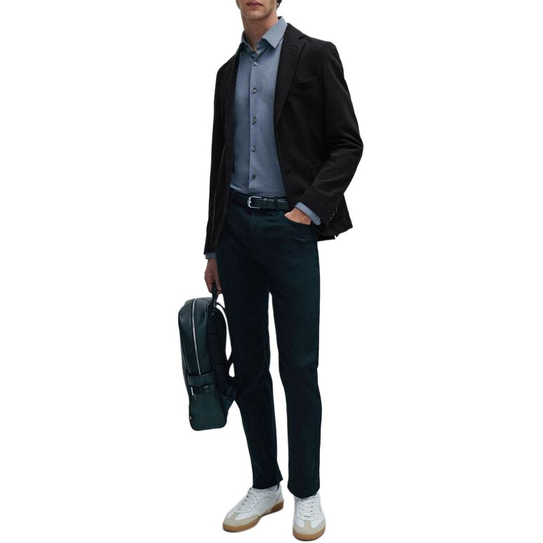 HUGO BOSS  Slim Fit Black Single-Breasted Long Sleeve Blazer 50509553-001 圖 4