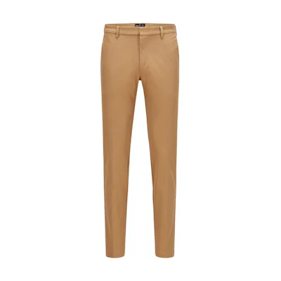 HUGO BOSS Slim Fit Casual Pants Beige Color 50459611-261