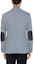 Shop HUGO BOSS 修身人字紋西裝外套 粉藍 - SS24 系列 50509504-479