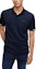 Shop HUGO BOSS 深藍色修身版型徽標 Polo 衫。 50467113-404