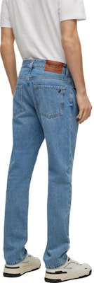 HUGO BOSS 修身錐形中腰拉鍊設計藍色牛仔褲 50496549-451 Purchase HUGO BOSS 修身錐形中腰拉鍊設計藍色牛仔褲 50496549-451