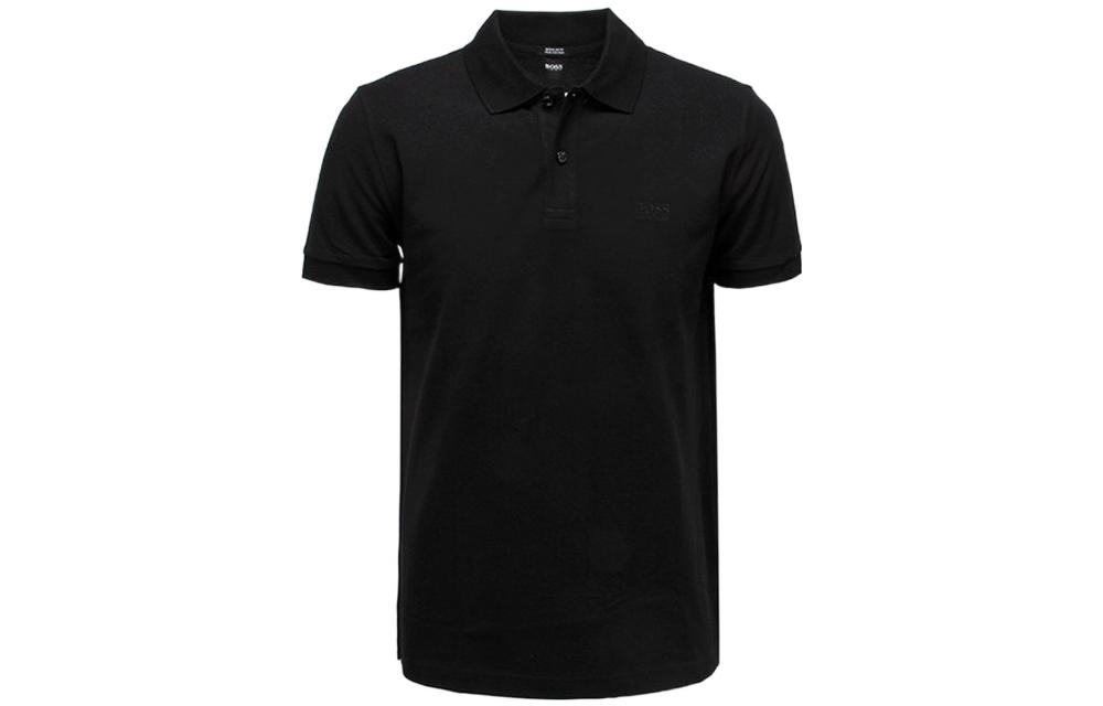 Order HUGO BOSS 純黑短袖POLO衫 50182831-001