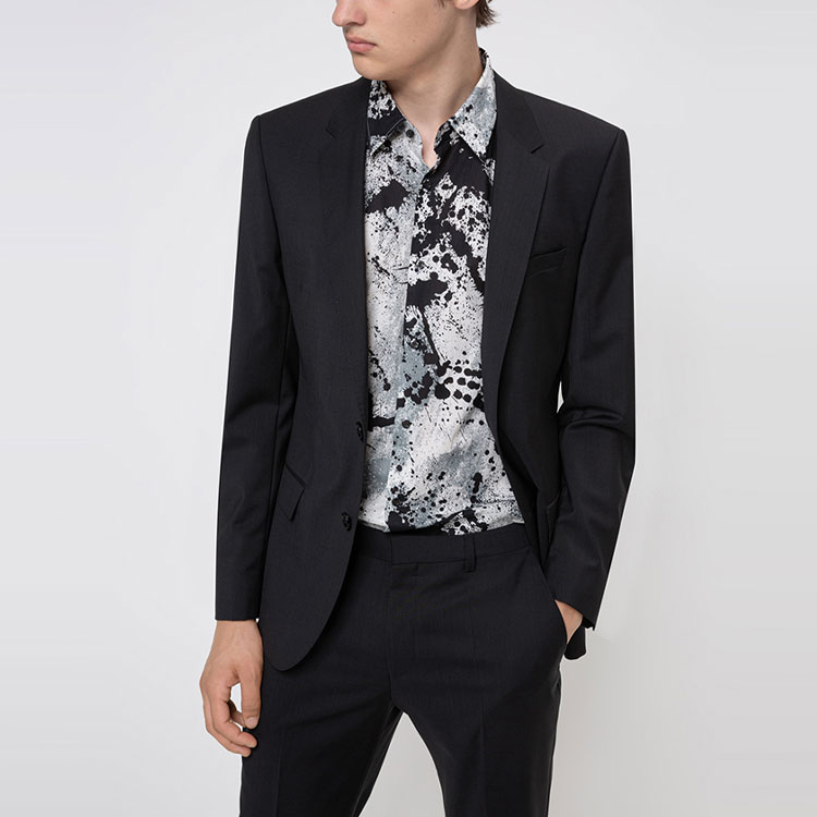 HUGO BOSS  Solid Black Suit Jacket. 50300656-001 圖 3