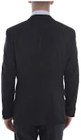 Shop HUGO BOSS Solid Black V-Neck Suit 50318525-001