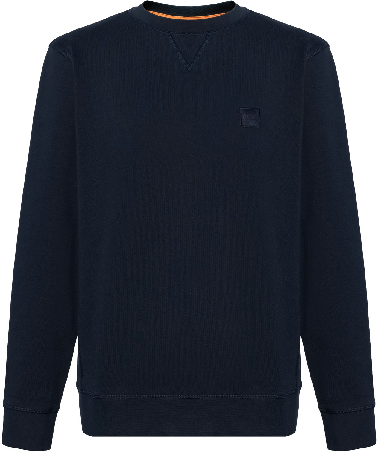 hugo-boss-solid-color-crewneck-long-sleeve-slim-fit-sweatshirt-navy-50509323-404