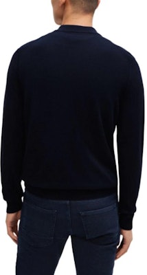 雨果博斯 纯色长袖套头毛衣 - 深蓝色 50519958-404 Purchase 雨果博斯 纯色长袖套头毛衣 - 深蓝色 50519958-404