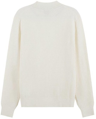 HUGO BOSS 純色修身圓領長袖毛衣 米白色 50495403-131 Lookbook HUGO BOSS 純色修身圓領長袖毛衣 米白色 50495403-131