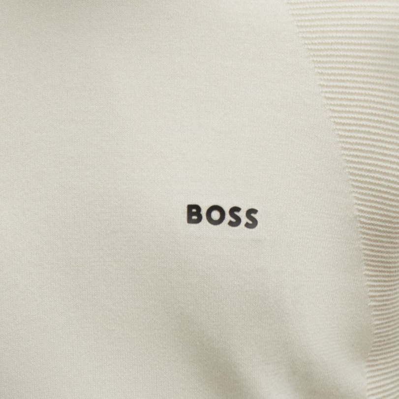 Details for HUGO BOSS 純色標誌圓領針織毛衣 淺米色 50520692-271