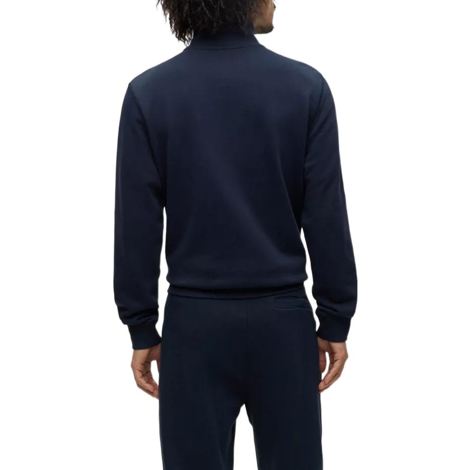 Purchase 雨果博斯 深蓝色半拉链长袖卫衣带标志设计 50468926-404