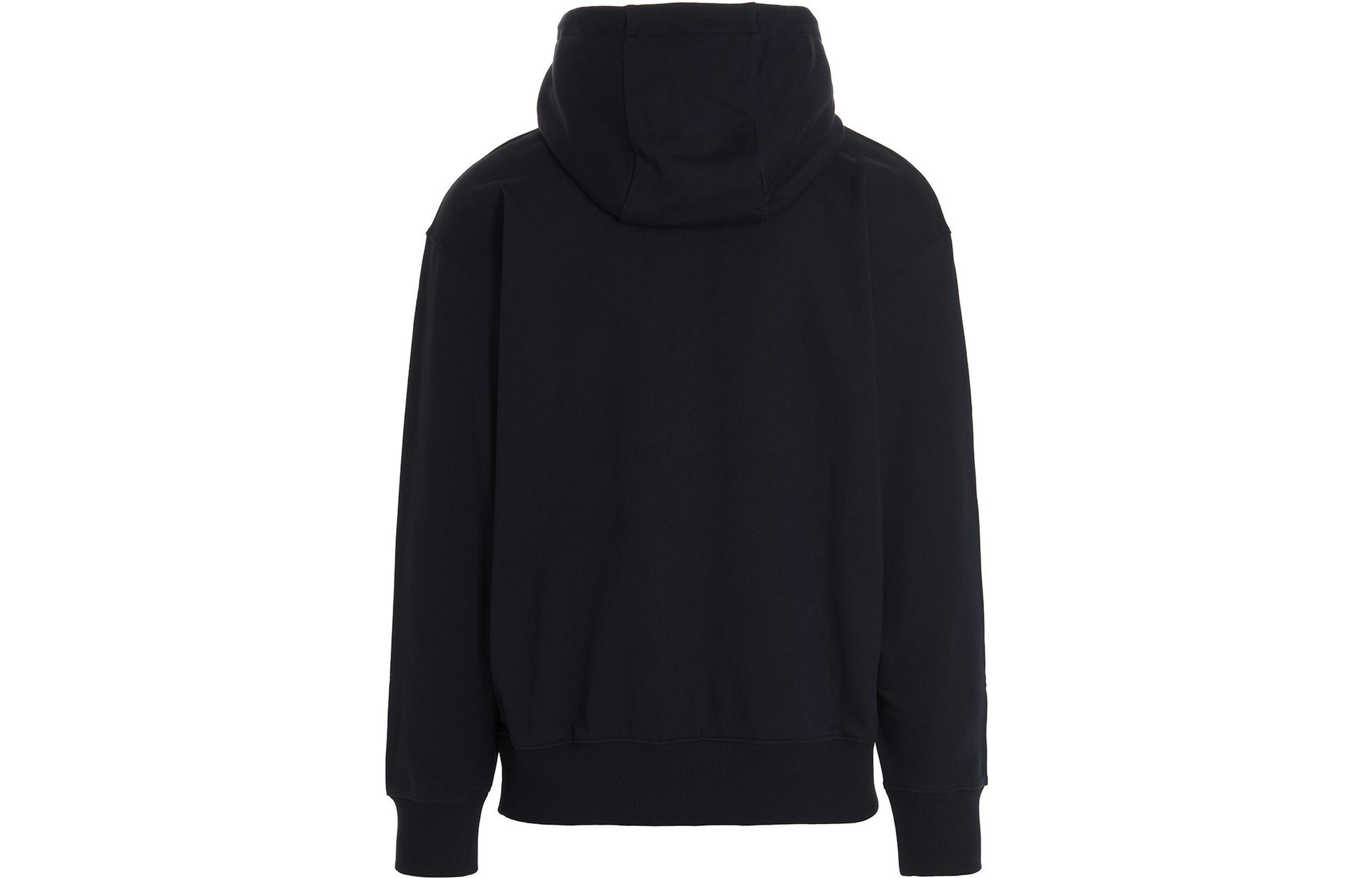 Lookbook HUGO BOSS  Solid Logo Hoodie Blue Casual Wear. 50472985-404