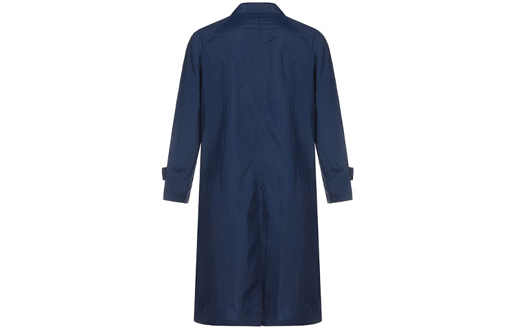 Lookbook HUGO BOSS 海軍藍休閒中長款風衣外套 50432404-407