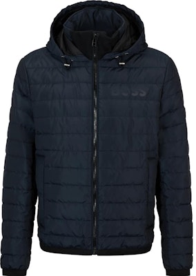 HUGO BOSS Solid Zip-Up Slim-Fit Hoodie Jacket Dark Blue 50510181-402 Order HUGO BOSS Solid Zip-Up Slim-Fit Hoodie Jacket Dark Blue 50510181-402