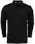 Buy HUGO BOSS Stretch-Cotton Long-Sleeve Polo Shirt Black with Logo Patch 50507704-001