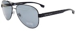 Lookbook HUGO BOSS Trendy Matte Black Sunglasses - Fashion Edition. BOSS1172/F/S-62-003-IR