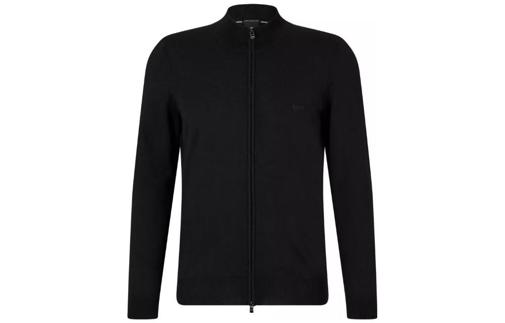 HUGO BOSS  Zip-Up Long Sleeve Knit Sweater 50476347-001