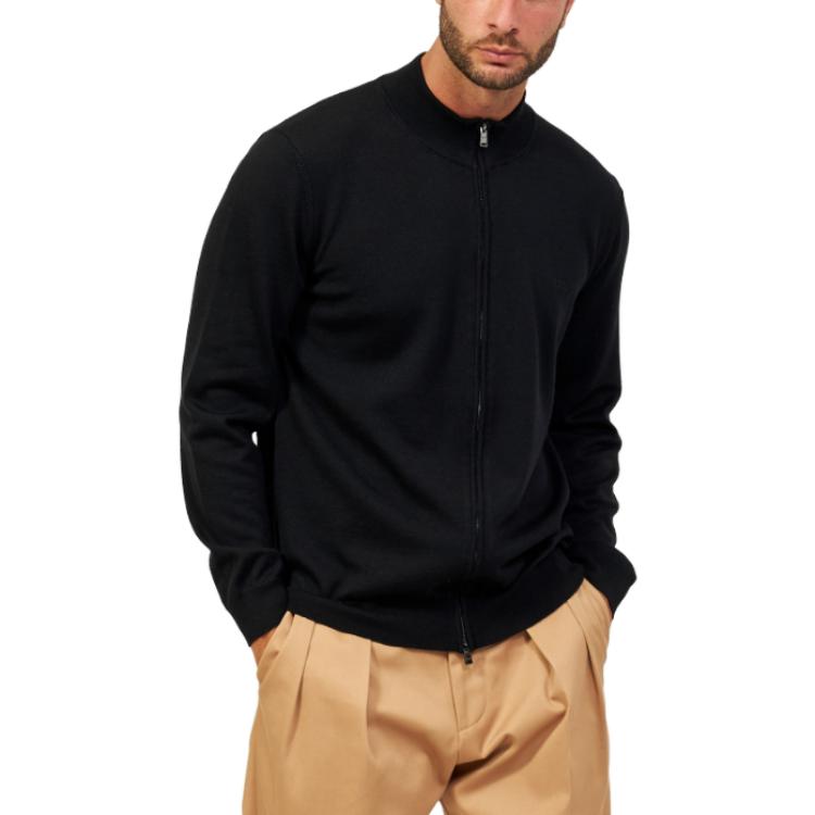 Purchase HUGO BOSS  Zip-Up Long Sleeve Knit Sweater 50476347-001