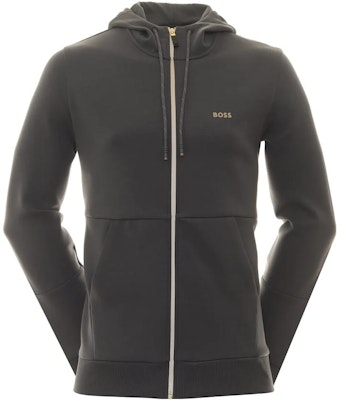 HUGO BOSS Zip Hoodie Jacket Letter Print Slim Fit Long Sleeve Dark Gray 50493495-027 Buy HUGO BOSS Zip Hoodie Jacket Letter Print Slim Fit Long Sleeve Dark Gray 50493495-027