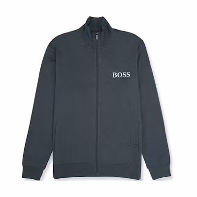 HUGO BOSS Basic Logo Print Jacket Deep Gray 50463965-308