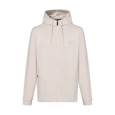 HUGO BOSS Beige Solid Logo Patch Hoodie 50469104-131