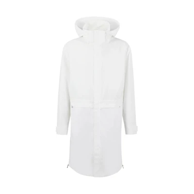 HUGO BOSS Berrettini White Parka Jacket with Detachable Hood for Men 50487173-100