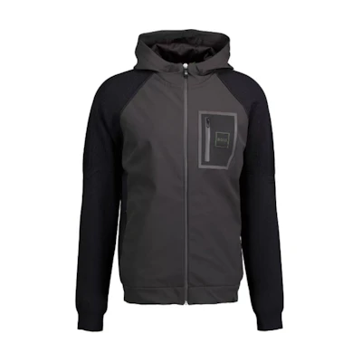 HUGO BOSS Black Colorblock Hooded Zip-Up Jacket 50498533-001