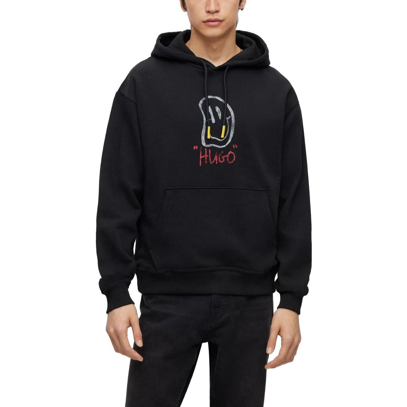 HUGO BOSS Black Cotton Casual Hoodie 50495686-001 圖 3