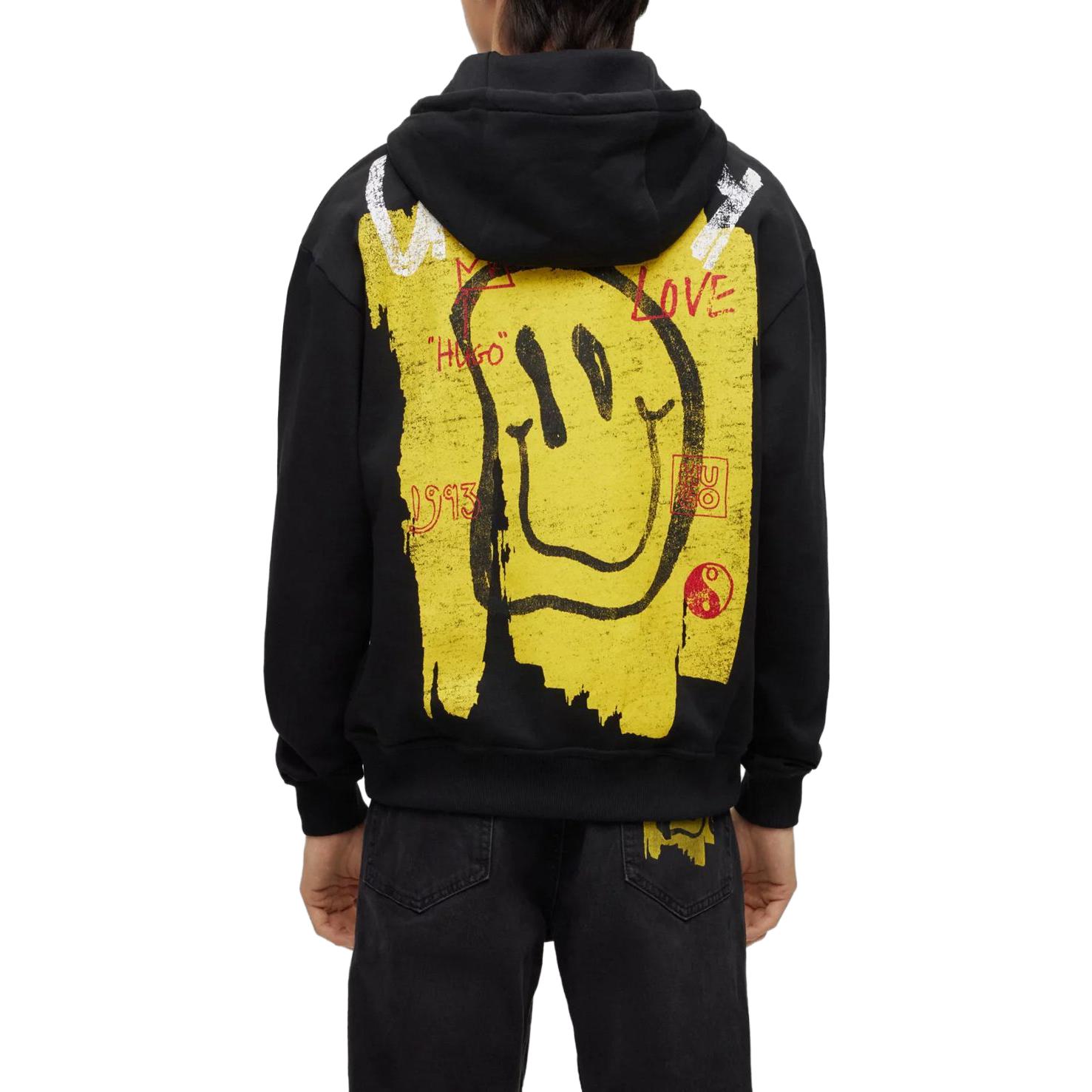 HUGO BOSS Black Cotton Casual Hoodie 50495686-001 圖 5