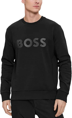 HUGO BOSS 黑色圓領印字長袖衛衣 50506119-001 Purchase HUGO BOSS 黑色圓領印字長袖衛衣 50506119-001