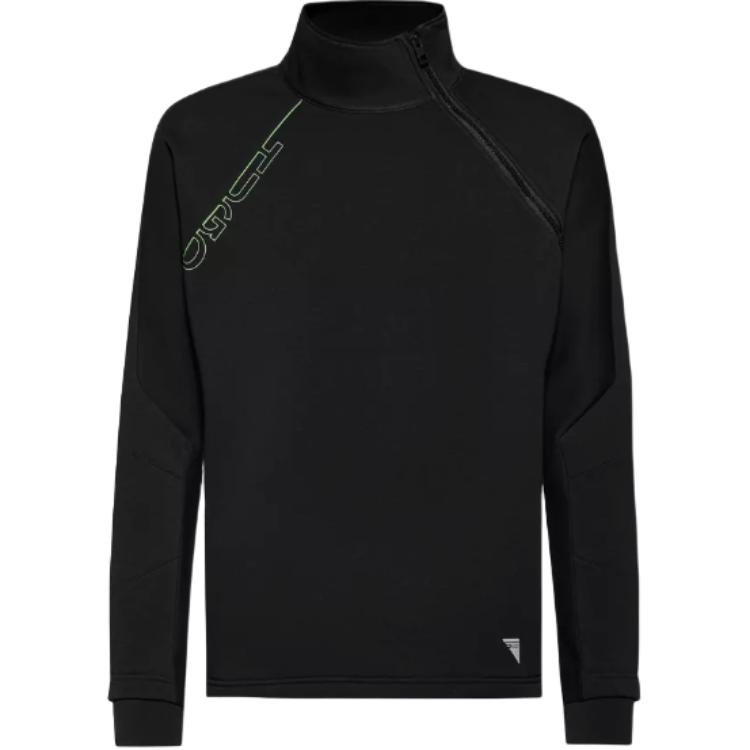 HUGO BOSS Black Half-Zip Slim-Fit Long-Sleeve Sweatshirt 50461628-001