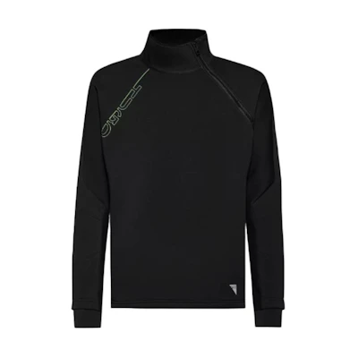 HUGO BOSS Black Half-Zip Slim-Fit Long-Sleeve Sweatshirt 50461628-001