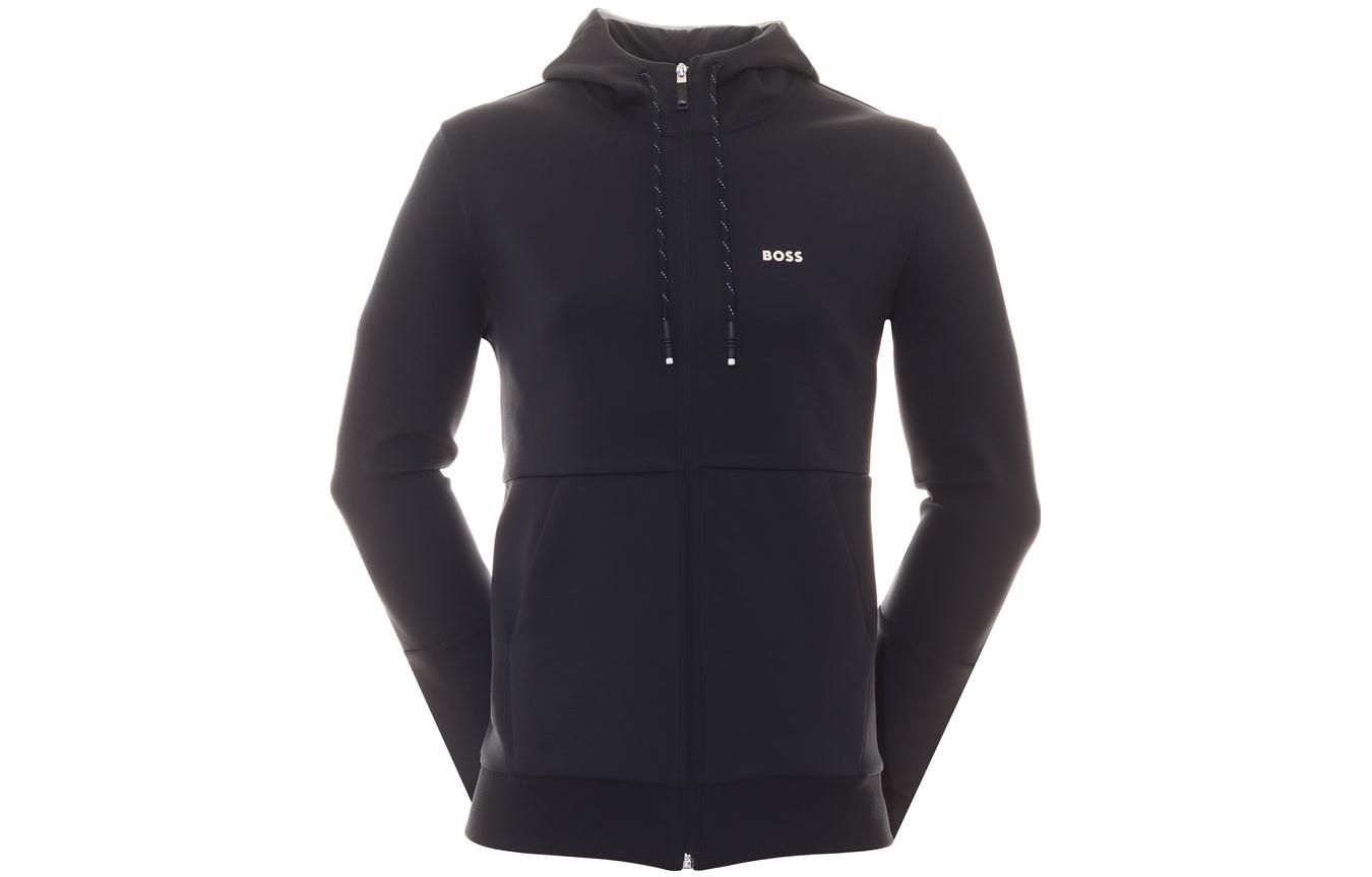 HUGO BOSS Black Hooded Zip-Up Jacket 50493495BCW402