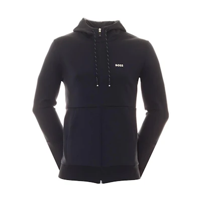HUGO BOSS Black Hooded Zip-Up Jacket 50493495BCW402